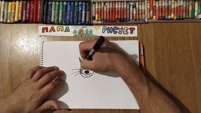 Рисуем Кота Компота из мультика Три Кота/Уроки Рисования/ How to draw a cat/ Drawing Lesson смотреть онлайн