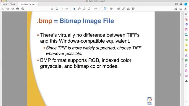 PIA 3.3 Digital File Formats (3/3) смотреть онлайн
