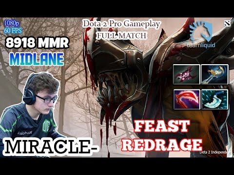 DotA 2 Perspective - Miracle Plays as Lifestealer - Feast RedRage - Full Ranked Matchmaking смотреть онлайн