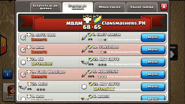 CLASH OF CLANS - GUERRA DE CLÃS - MBAM vs Clansmashers.PH - #05 смотреть онлайн