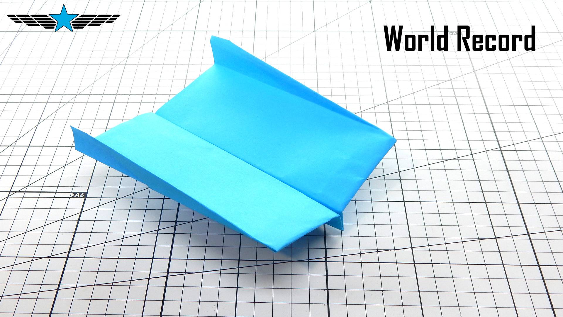 Мировой рекорд бумажного самолетика - Чемпион мира по бумажным самолетикам А4