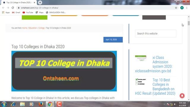 Top 10 Colleges in Dhaka Devision । HSC Admission Minimum GPA 2020-21 смотреть онлайн