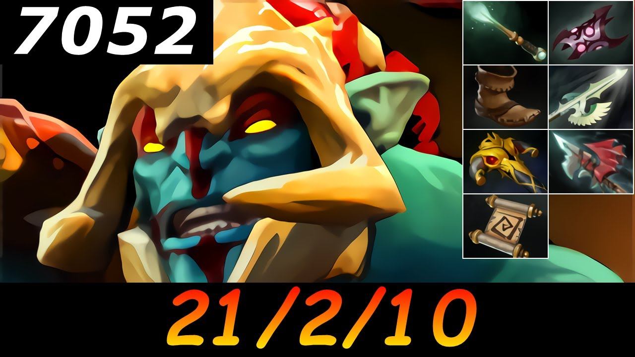Dota 2 Huskar 7052 MMR 21/2/10 (Kills/Deaths/Assists) Ranked Full Gameplay смотреть онлайн