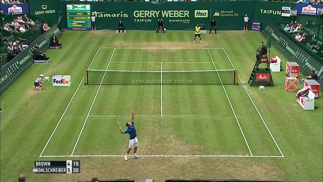 Gerry Weber Open 2014 Viertelfinale: Dustin Brown vs Philipp Kohlschreiber смотреть онлайн