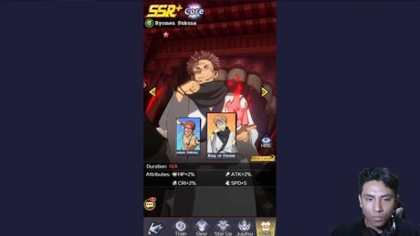 GACHA LAGI Dan Review Ryomen SUKUNA SSR+ l Jujutsu Kaisen Tokyo Saga