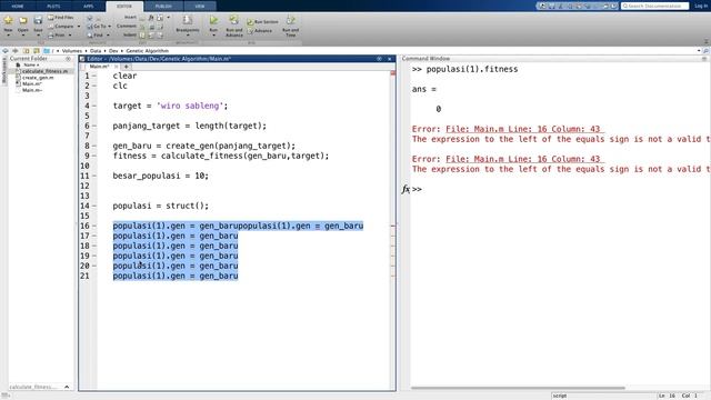 [MATLAB] Algoritma Genetika #2 - Membuat Populasi смотреть онлайн