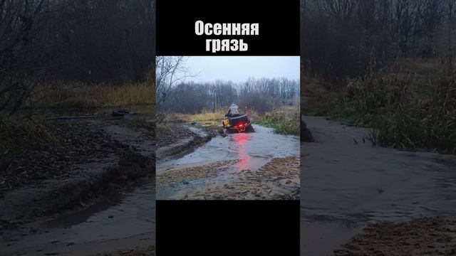 Осенняя грязь - лучшая для квадрика #shorts #atv смотреть онлайн
