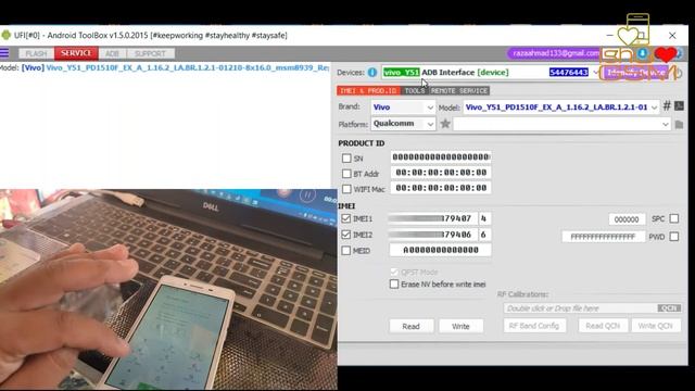 Vivo Y51L IMEI 1 & 2 same /"invalid"/ "0" / "null" easy solve trick 2022 смотреть онлайн