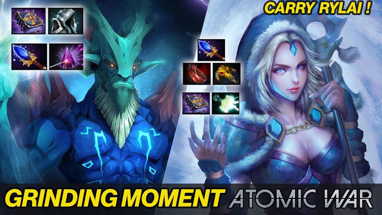 Atomic War - Grinding Moment #4 Leshrac & Crystal Maiden | Dota 2 Arcade Game смотреть онлайн