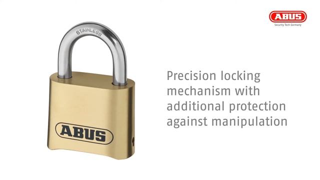 ABUS 180 Series Combination Padlock смотреть онлайн