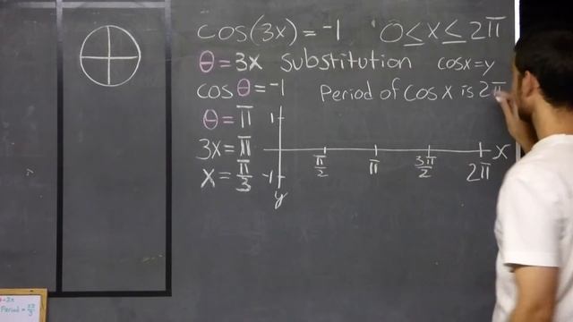 Solving a Trig Equation: cos(3x)=-1 смотреть онлайн