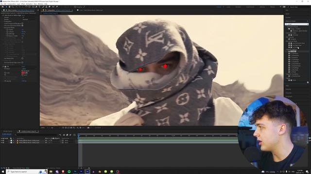 LASER EYES EFFECT In Under 3 Minutes... (After Effects) смотреть онлайн