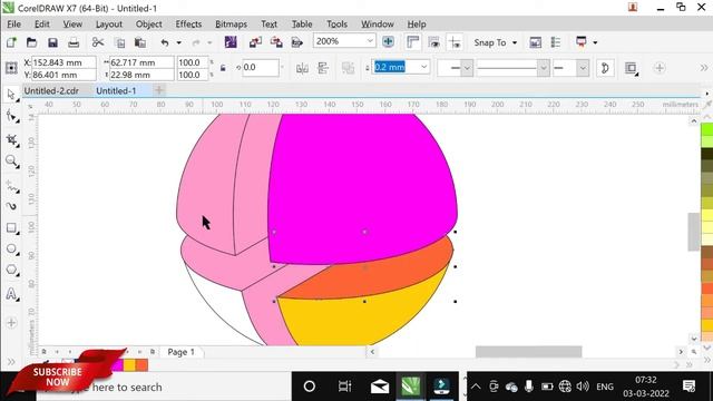 Make a 3d Sphere in corel x7. Full tutorial in Hindi. смотреть онлайн