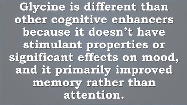 Glycine Research on Attention, Memory and Mood смотреть онлайн