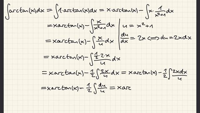 Integral of arctan(x) смотреть онлайн