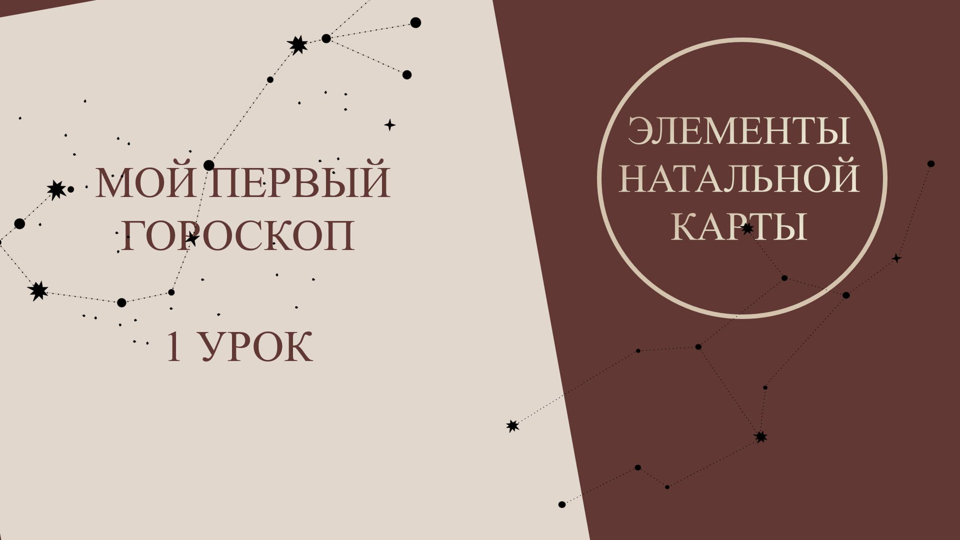 Курс астрологии для начинающих. Мой первый гороскоп. 1 урок смотреть онлайн