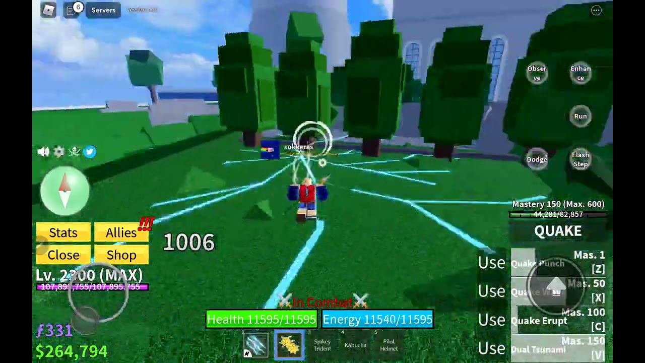 Quake Awaken Showcase Blox Fruits смотреть онлайн