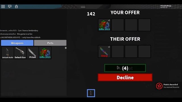 Murder Mystery 2 - Trading up from Prism to a Godly - Ep. 1 смотреть онлайн