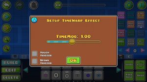 Как замедлить скорость звука + замедлить уровень в Geometry Dash