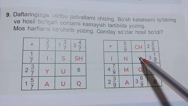 4~sinf matematika 93~dars смотреть онлайн