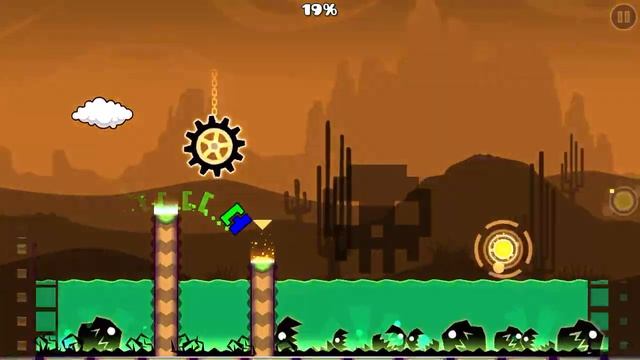 Играю в GEOMETRY DASH PRESS START это невозможно😡😡😡😡 смотреть онлайн