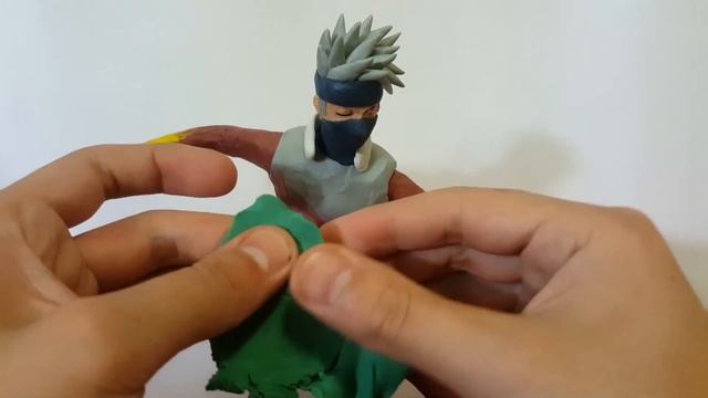 Como Hacer A Kakashi Hatake De Plastilina - Kakashi Naruto Clay