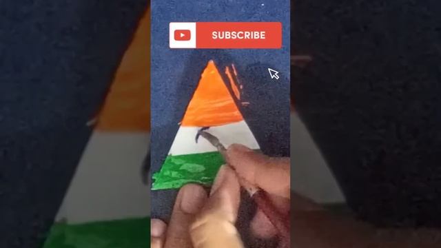 Indian Flag on Triangle shape #indianflag #viral смотреть онлайн