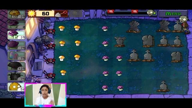 Meratakan semua zombie dengan Doom Shrooms - Plants vs zombie - Part 3 смотреть онлайн