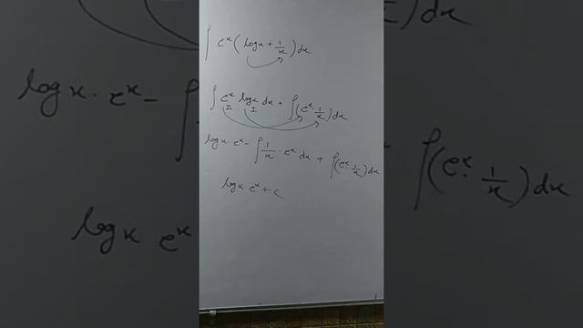 Integration of e^x(logx+1/x)dx смотреть онлайн