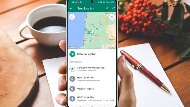 Whatsapp Me Live Location kaise Bheje | Whatsapp Live Location смотреть онлайн