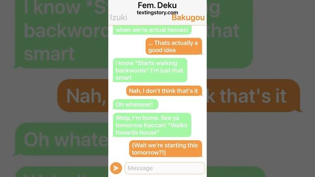 Fem!Yin&Yang Deku || MHA || Texting Stories || TodoDeku смотреть онлайн