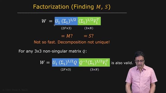 117 - Structure from Motion - Tomasi-Kanade Factorization смотреть онлайн