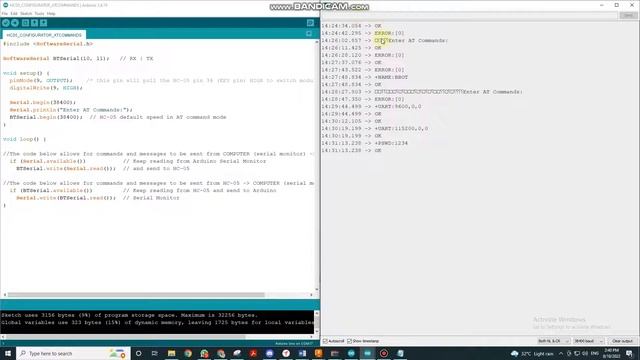 HC05 Bluetooth (AT command not working) Trouble shoot смотреть онлайн