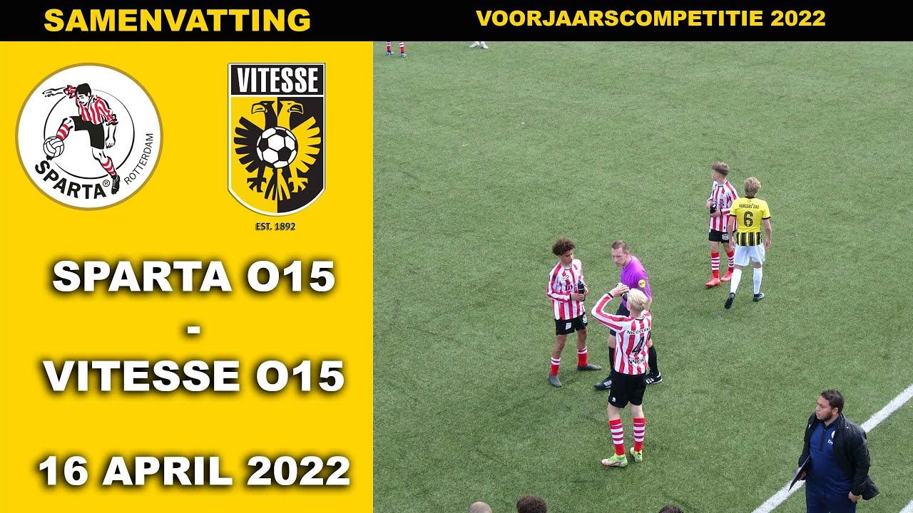 Samenvatting Sparta O15 - Vitesse O15 16 april 2022 смотреть онлайн