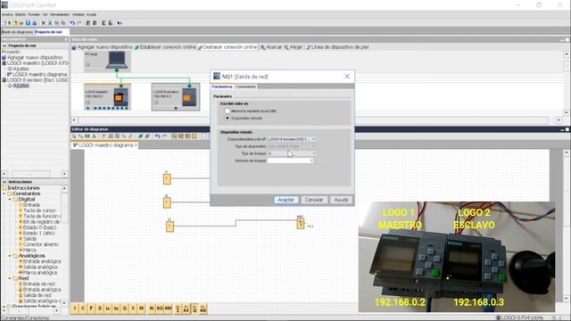 Conexion Maestro esclavo LOGO 8 FS4 -SIEMENS смотреть онлайн