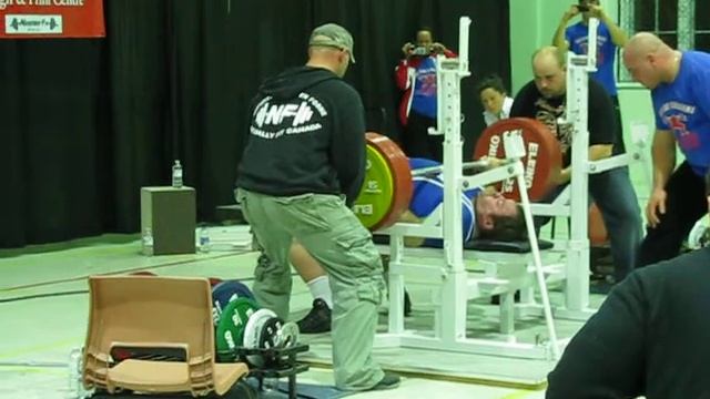 Alex Mardell Bench Press, Eastern Canadians 672 lbs смотреть онлайн