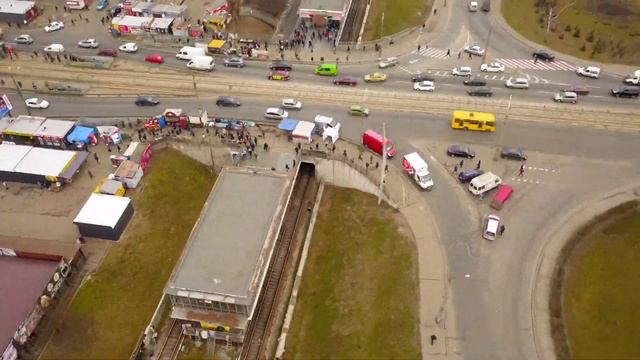 Метро Черниговская утренний hyperlapse смотреть онлайн