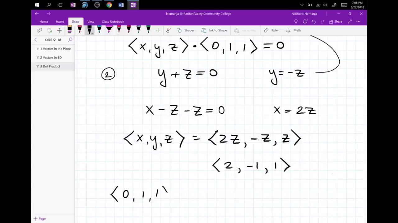Nik's Live Calculus Stream (Calculus3 11.3 Dot Product) смотреть онлайн
