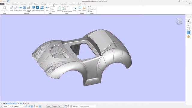 Autodesk PowerShape 2018 - пример моделирования для производства смотреть онлайн