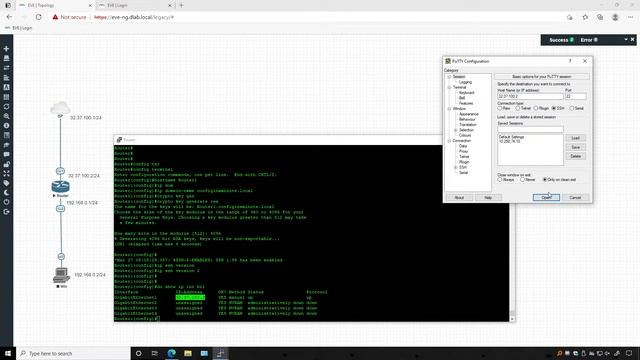 Cisco Router: How to configure SSH and disable telnet смотреть онлайн