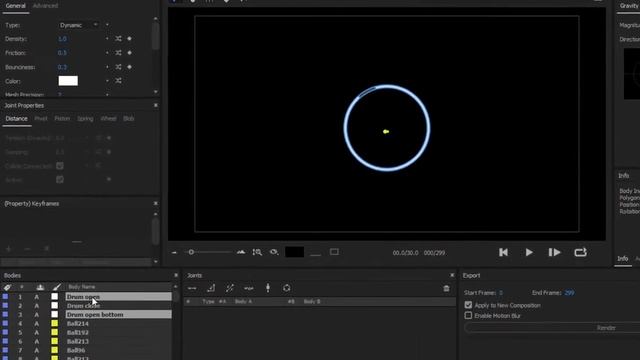 After effects tutorial: Liquid flushing animation in NEWTON 3 plugin смотреть онлайн