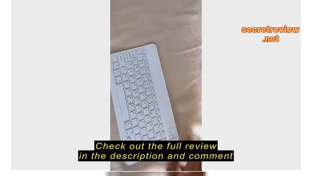 Review Heibox Wireless Bluetooth Keyboard with RGB LED Backlight Silent Rechargeable Compact Slim K смотреть онлайн