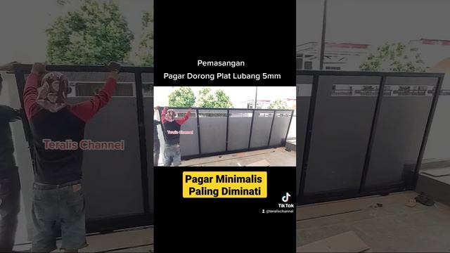 Pemasangan Pagar Plat Lubang 5mm смотреть онлайн