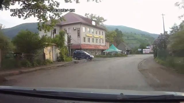 дорога на горнолыжный Пилипец 1.5. видеорегистратор DOD смотреть онлайн