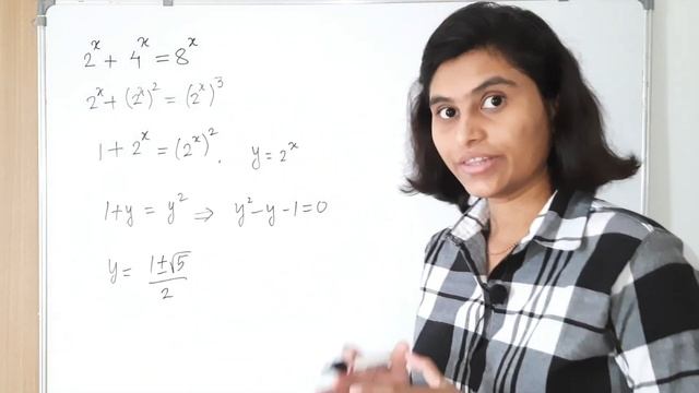 Find the value of x such that 2^x + 4^x = 8^x смотреть онлайн