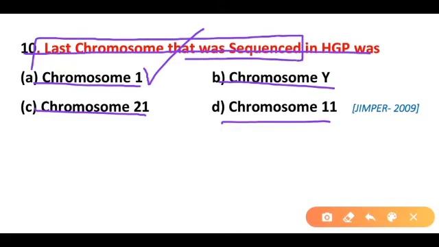 MCQs on Human Genome Project - Bsc Genetics paper - MSc Entrance Exams смотреть онлайн