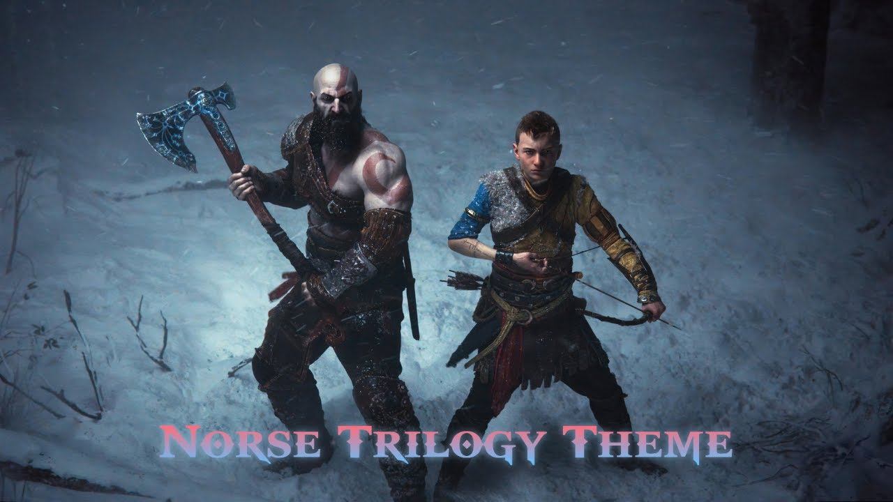 God Of War - Norse Saga Theme (God of War 4 + God of War Ragnarök Combined) смотреть онлайн