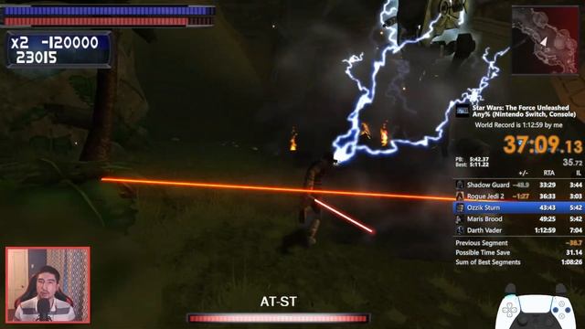 Star Wars: The Force Unleashed - Any% 1:11:19 (Switch) смотреть онлайн
