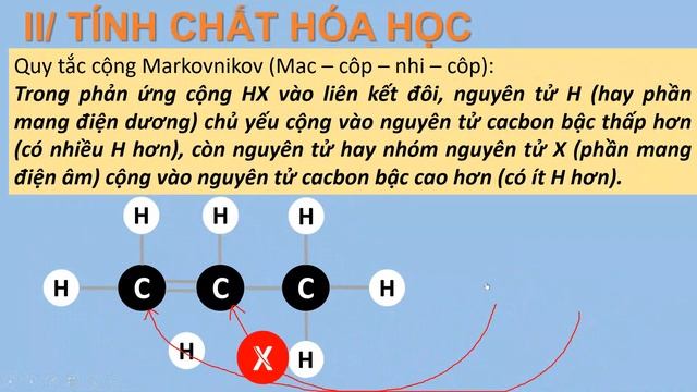 Môn Hóa Học - Khối 11 - Bài Anken (Tính chất, điều chế, ứng dụng) (2) смотреть онлайн