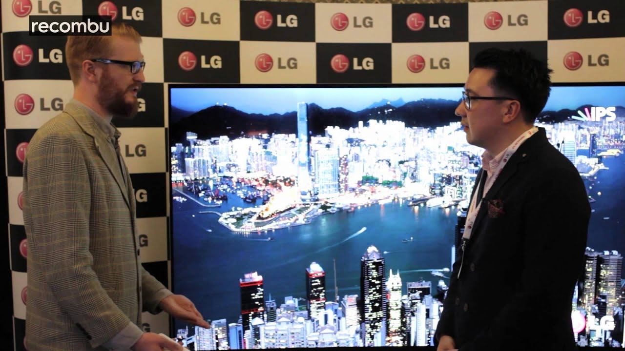LG's curved 4K Ultra HD OLED TV - a world first смотреть онлайн